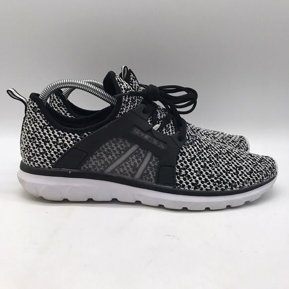 Champion SpeedKnit Sneakers Women's 11  Running Shoe Black White Lace Up Trainer - Picture 1 of 9